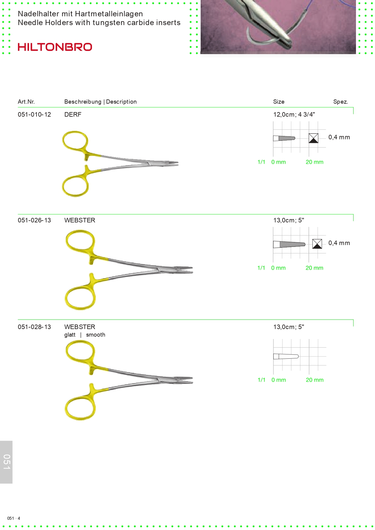 TC Needle Holders HILTONBRO